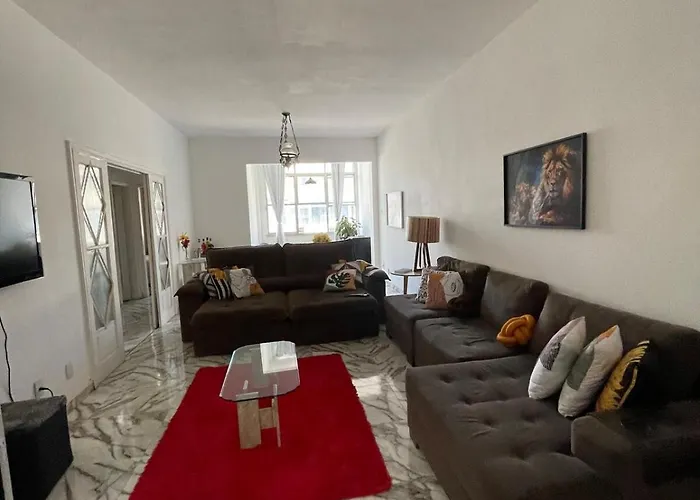 Apartamento Pe Na Areia Na Praia De Copacabana